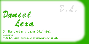 daniel lexa business card
